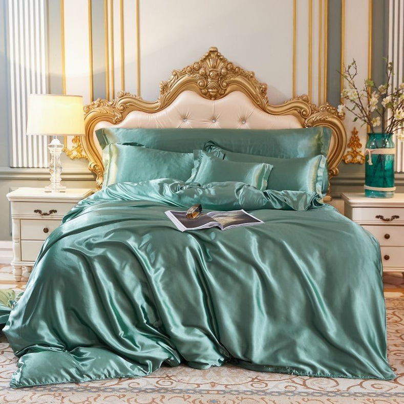 Satinel - Luxury Satin Beddings – Soft and Silky Duvet Cover Set for Elegant Comfort