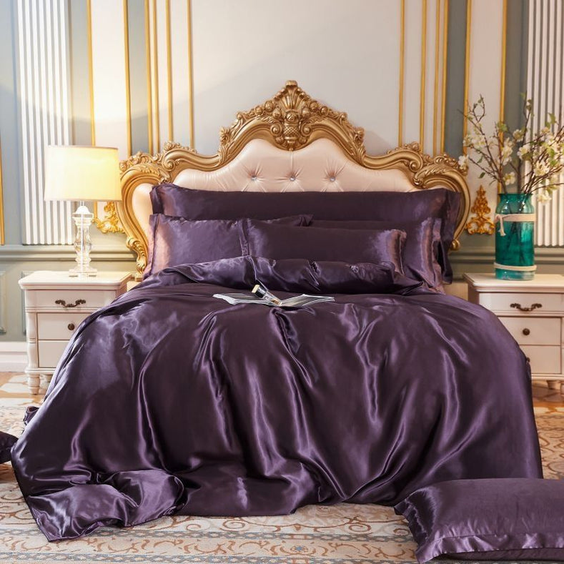 Satinel - Luxury Satin Beddings – Soft and Silky Duvet Cover Set for Elegant Comfort