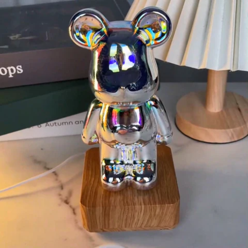 Glowric - 3D Bear Night Light – Unique Table Decoration for Home and Bedroom Decor